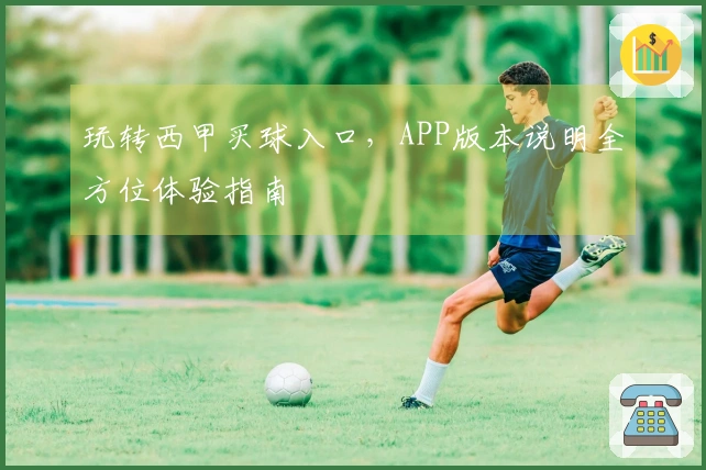 玩转西甲买球入口，APP版本说明全方位体验指南
